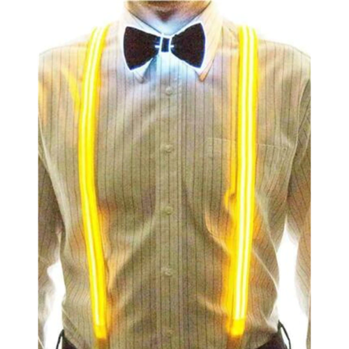 LED Suspenders Yellow
